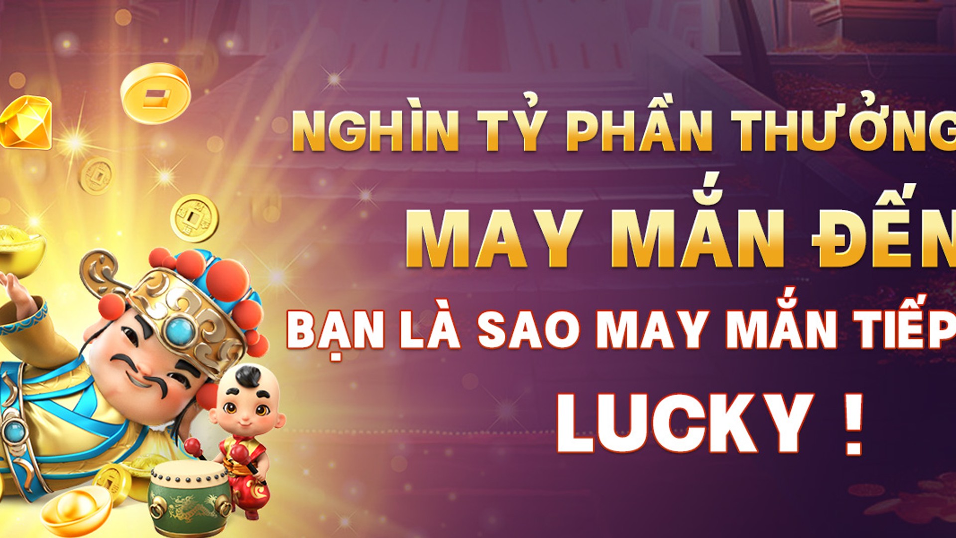 Hình ảnh banner các biểu tượng game slot đa dạng tại luck8